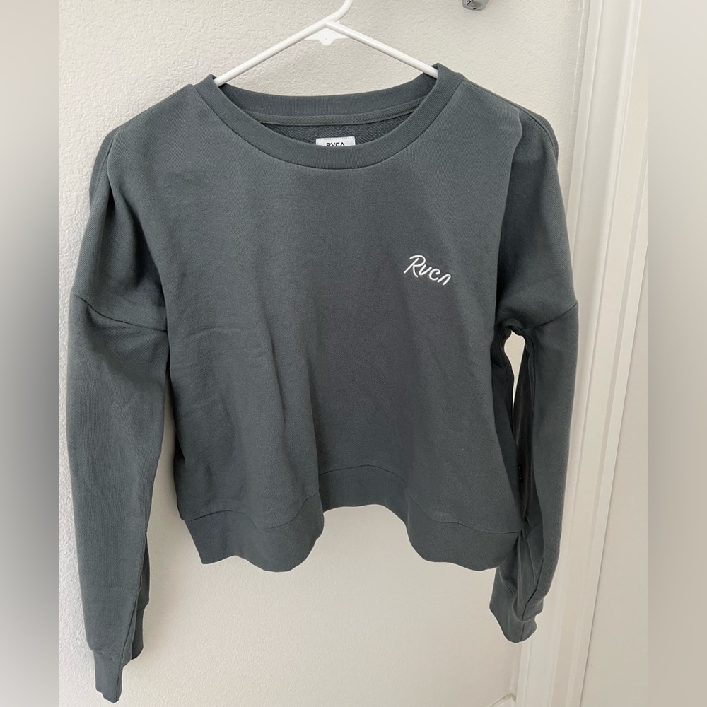 Rvca cropped sweatshirt